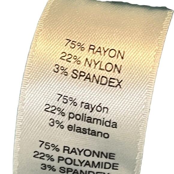 Chicos Easywear Womens Pull On Blue Stretch Tapered Leg Flat Front Pants 1 / M - Picture 16 of 16